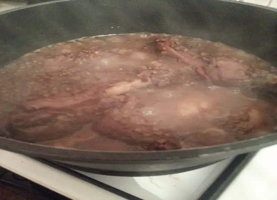 Manchons de canard aux lentilles