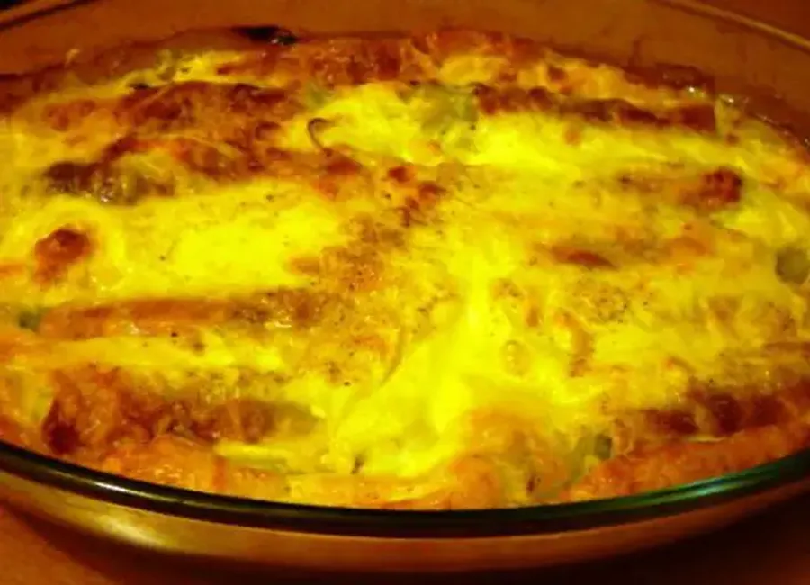 Poireaux gratinés au jambon