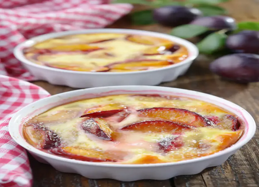 Clafoutis aux brugnons