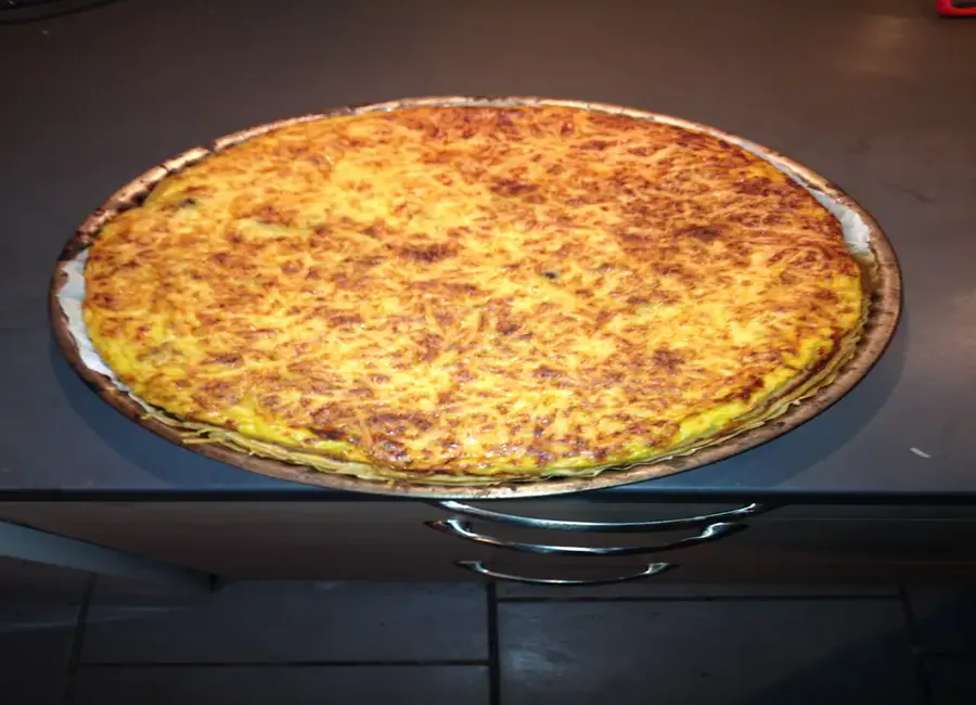 Quiche citrouille et cèpes