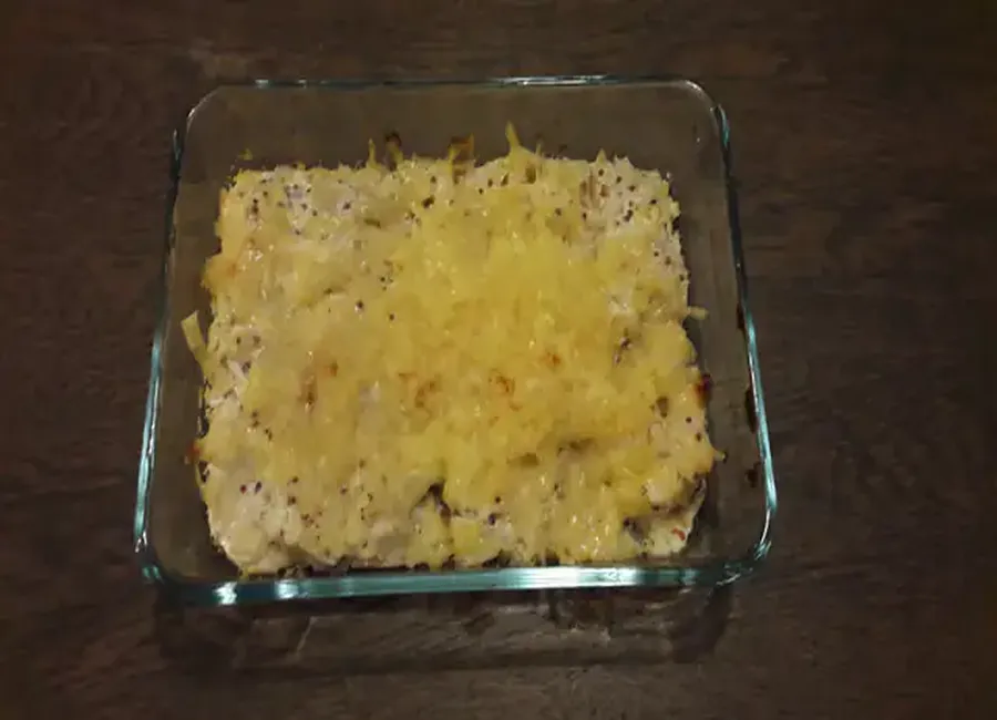 Chou-fleur gratiné léger
