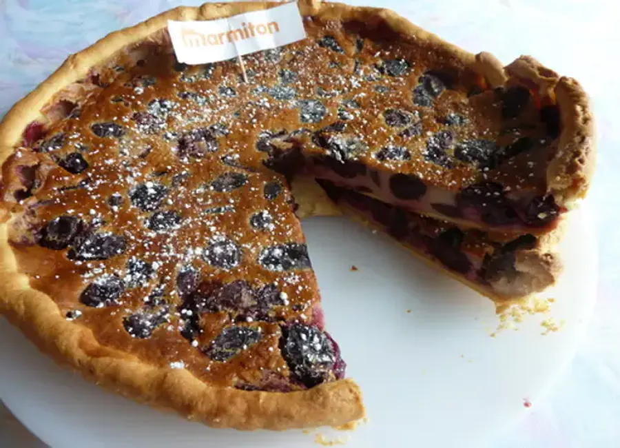 Tarte moelleuse aux cerises