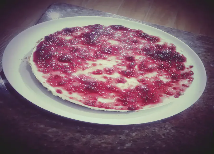 Cheesecake à la framboise