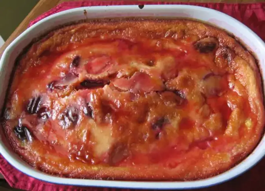 Clafoutis lorrain aux quetsches