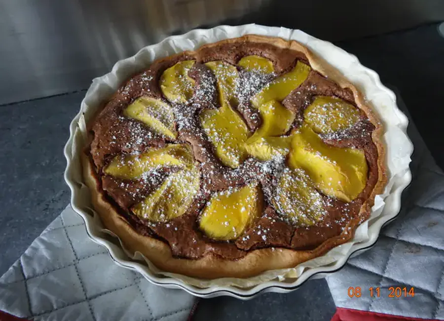 Gâteau choco-coco-mangue