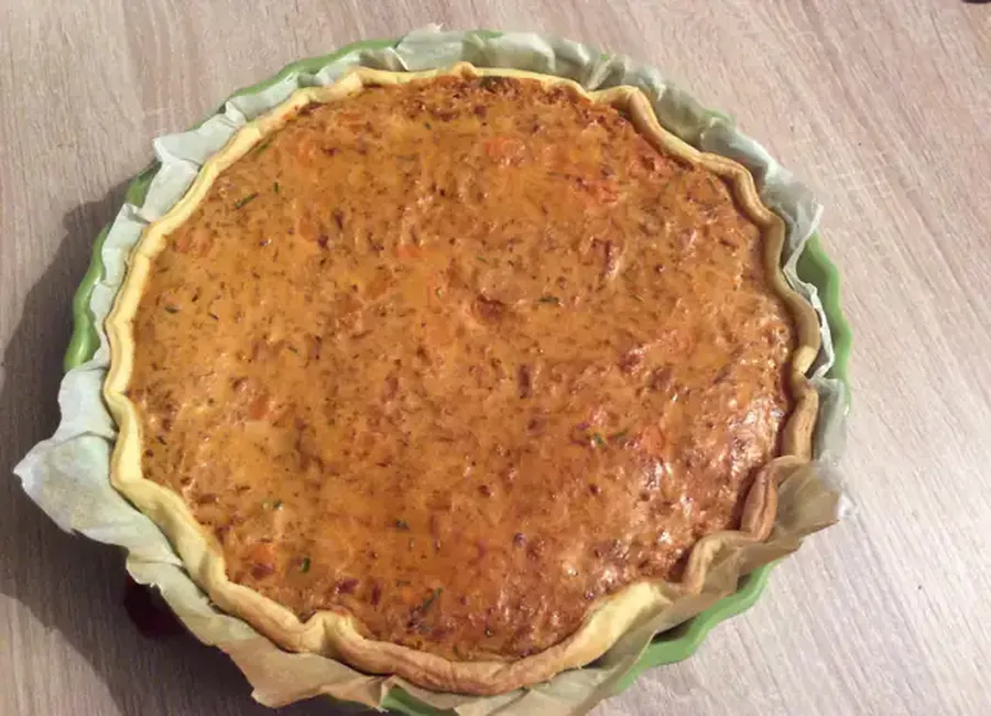 Quiche thon tomate carottes