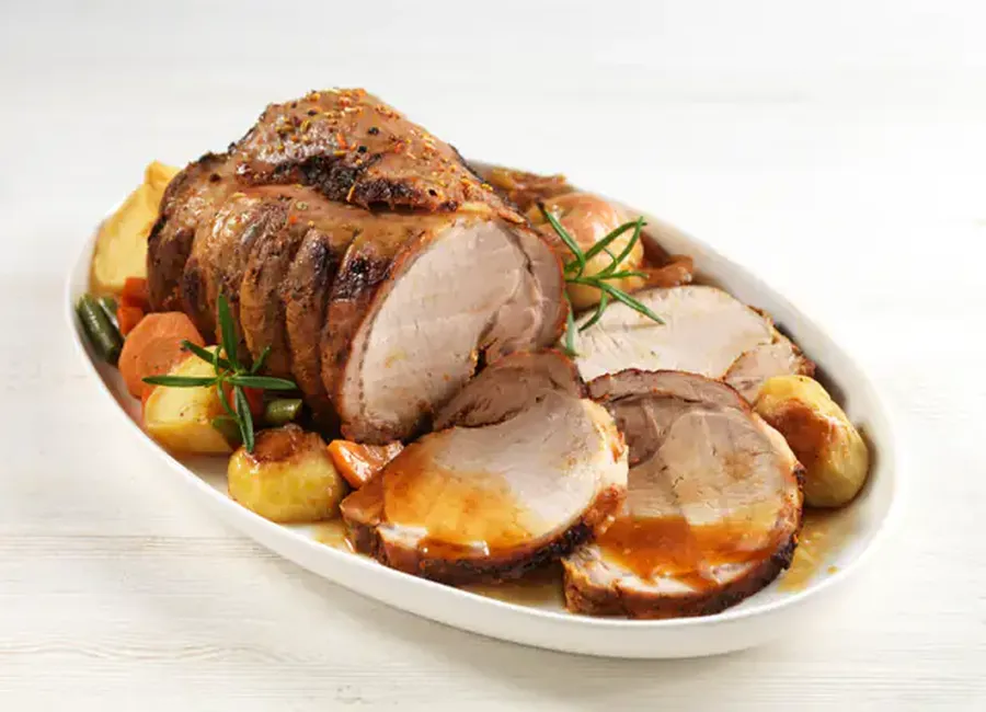 Rôti de porc sauce fond de veau