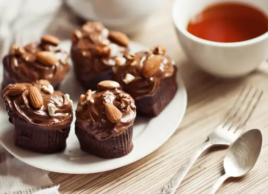 Muffins au nutella et speculoos