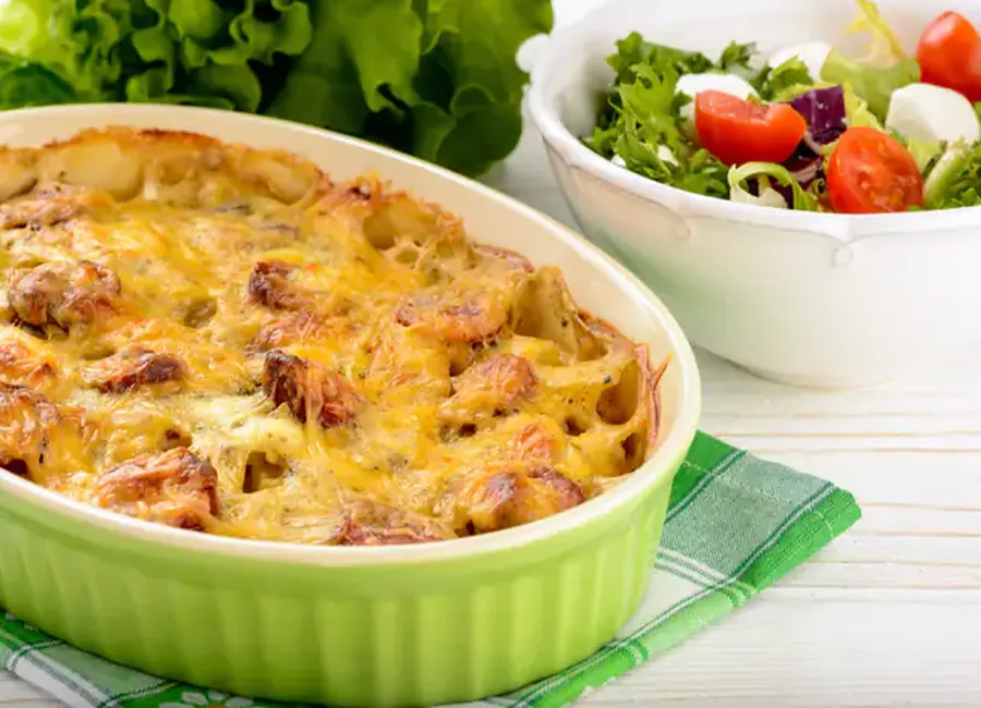 Gratin de cervelas