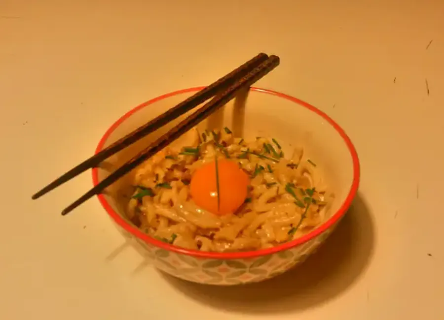 Nouille udon au lait de coco