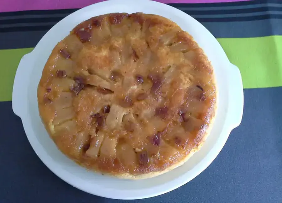 Biscuit tatin rhubarbe cannelle