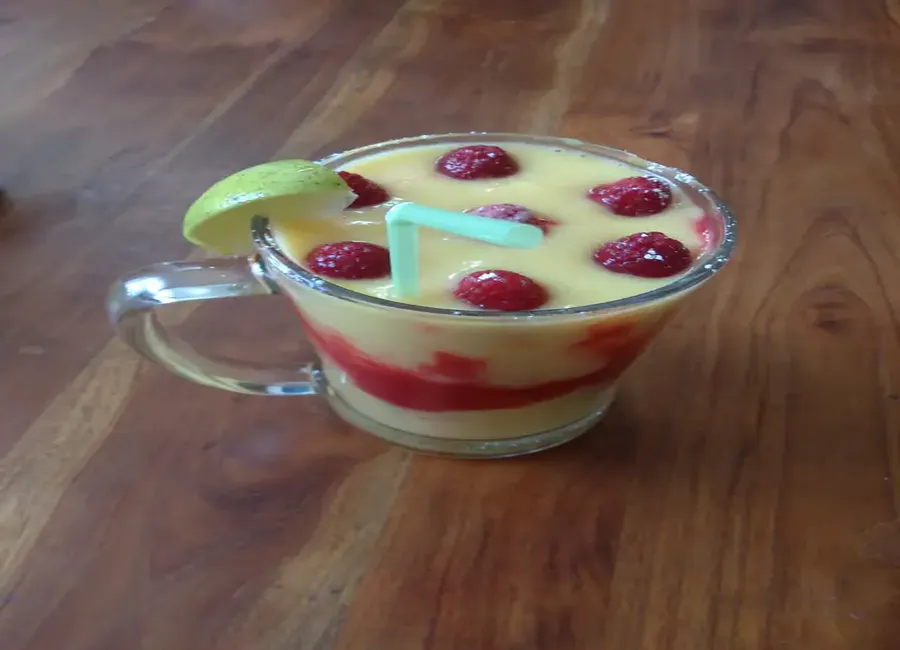 Smoothie mangue framboise
