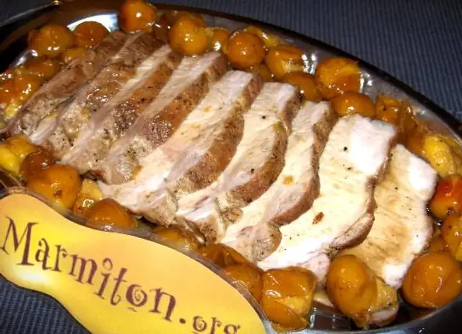 Filet de porc aux mirabelles