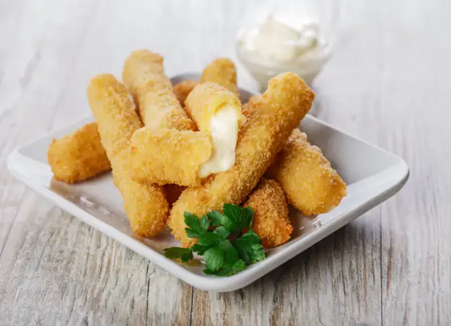 Mozzarella panée