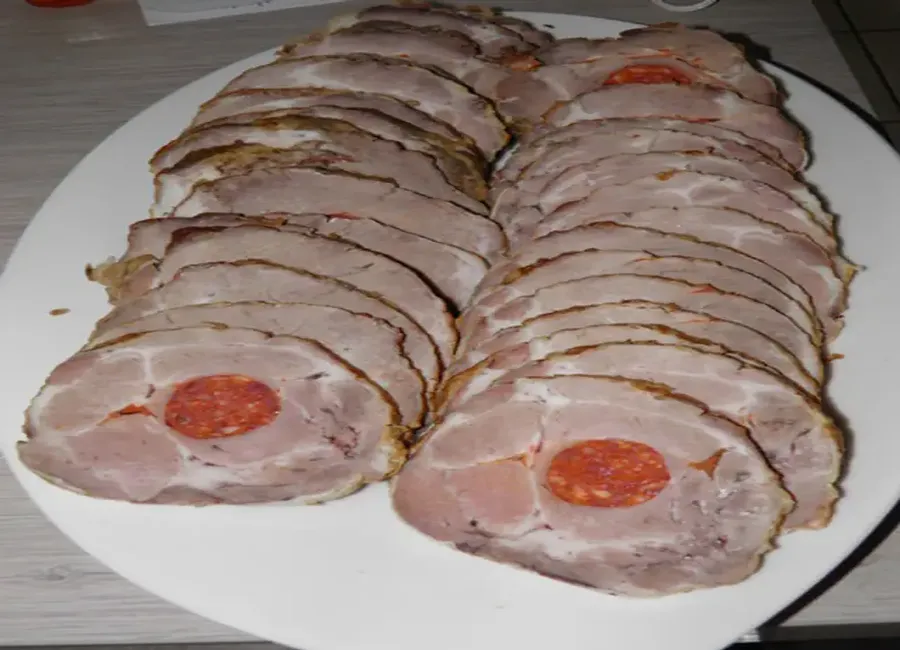Rôti de porc farci au chorizo