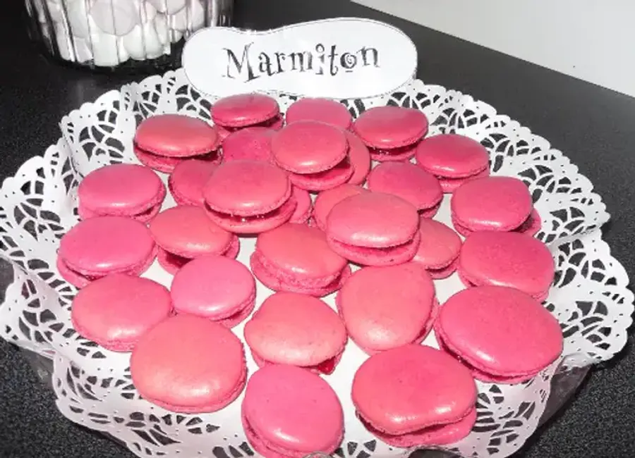 Macarons à la framboise