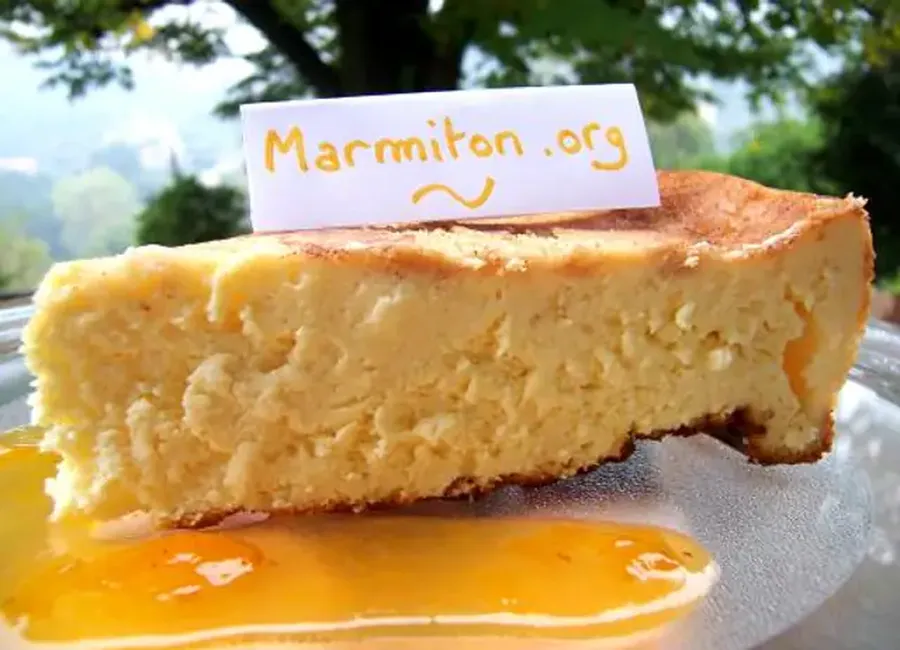 Tarte au fromage blanc et à la cannelle