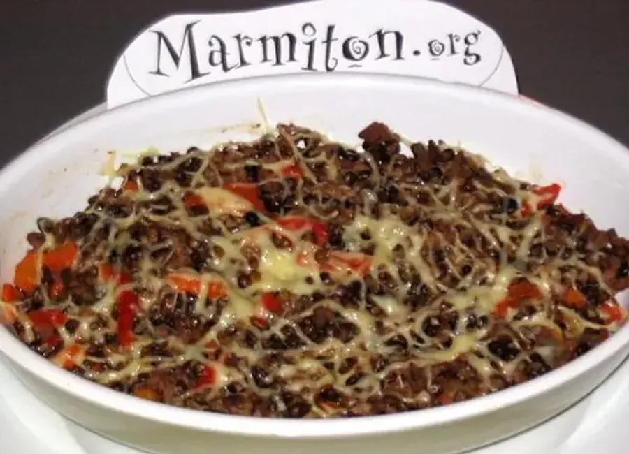 Lentilles à la viande hachée