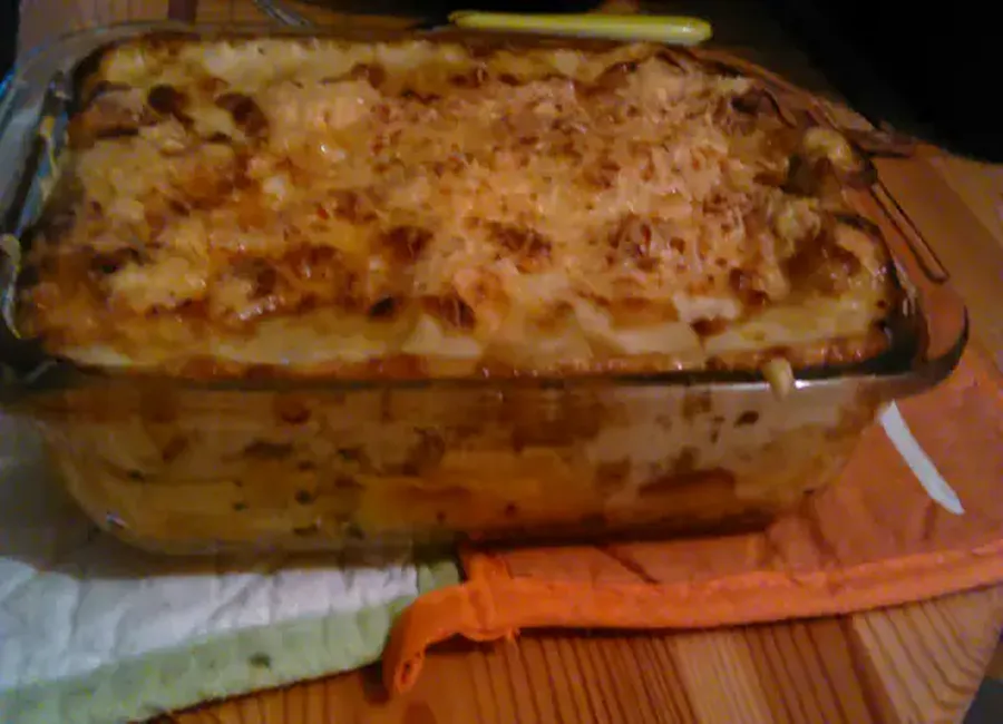 Lasagnes aux champignons sans viande