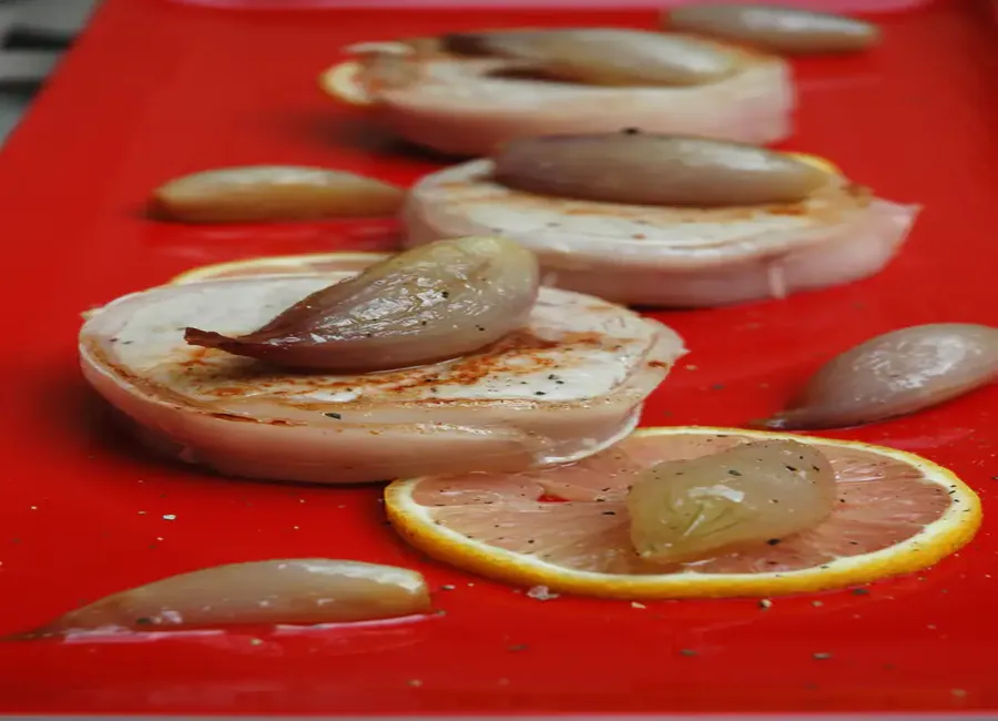 Côtes de veau au citron et à l'échalote