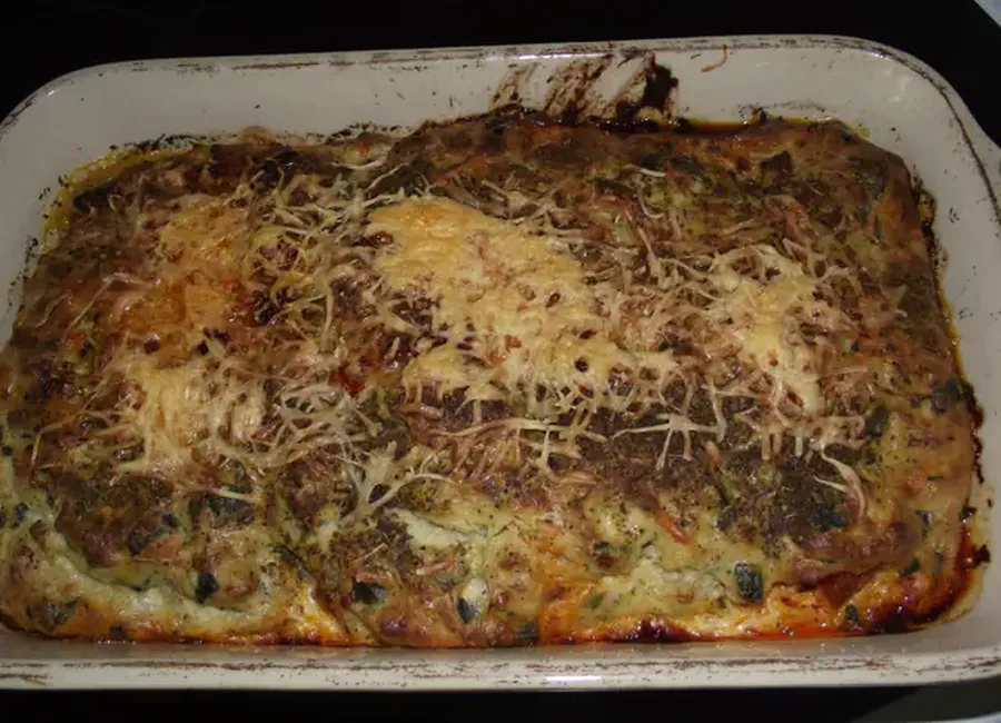 Gratin de courgettes au chorizo