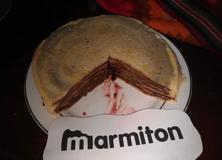 Gâteau de crêpes au chocolat !