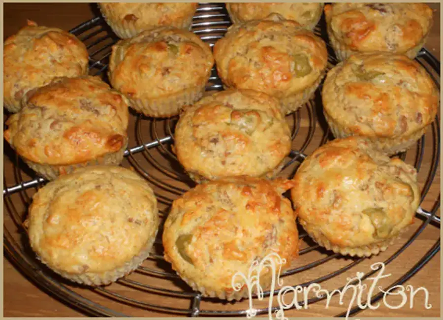 Muffins au thon et aux olives