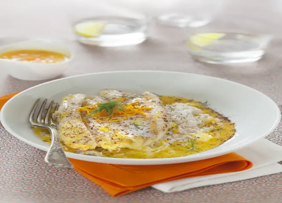 Turbot à l'orange
