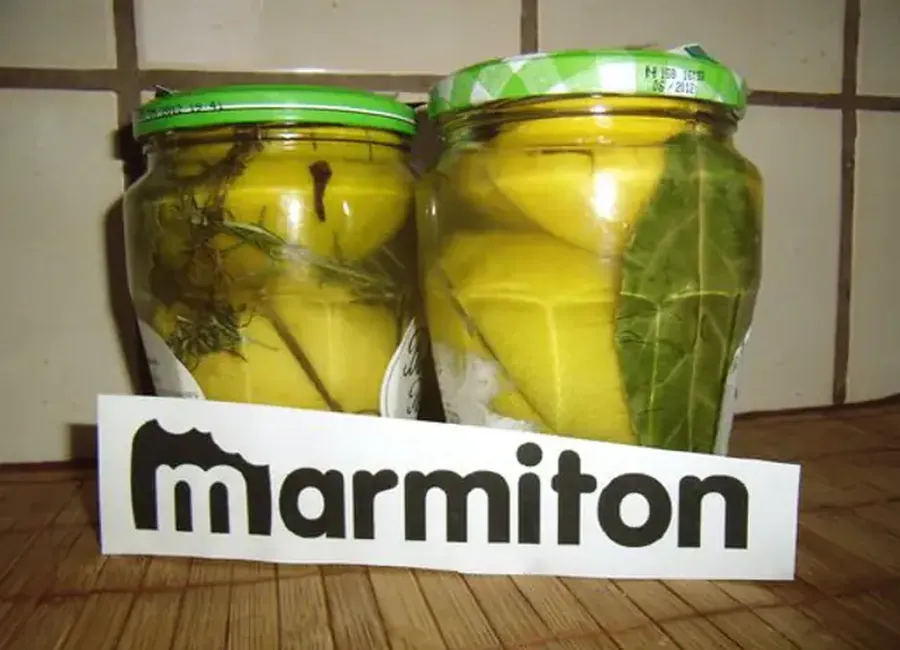 Citrons confits sans huile d'olive...