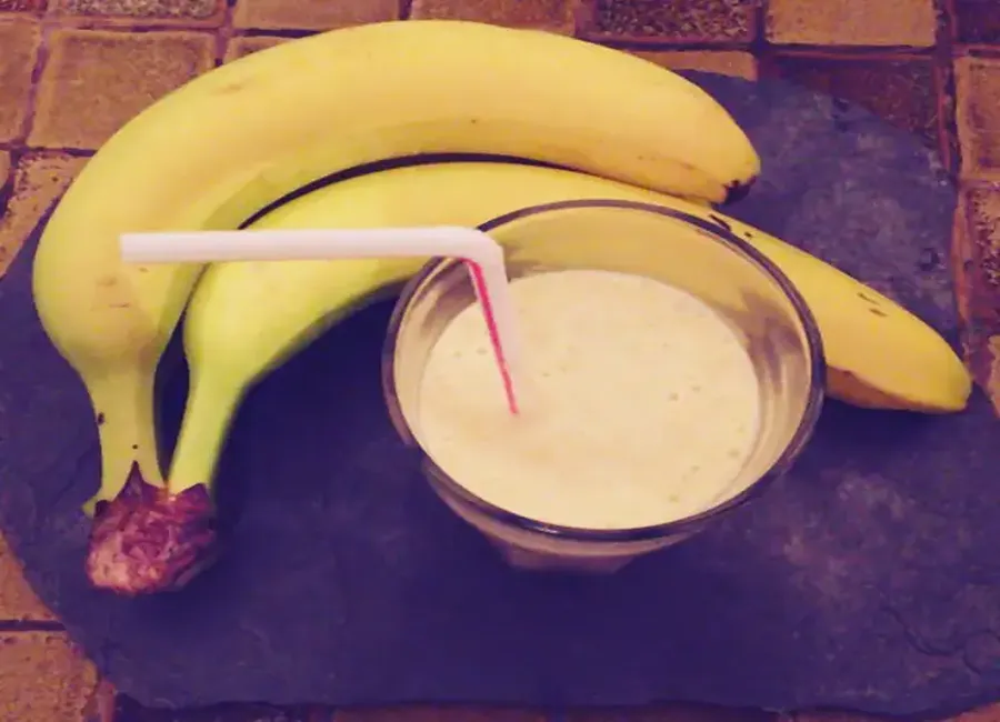Milk-shake à la banane de mamie monique