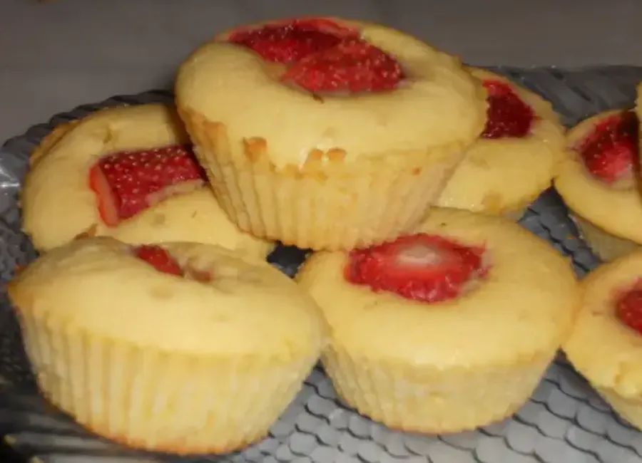 Mini cakes aux fraises