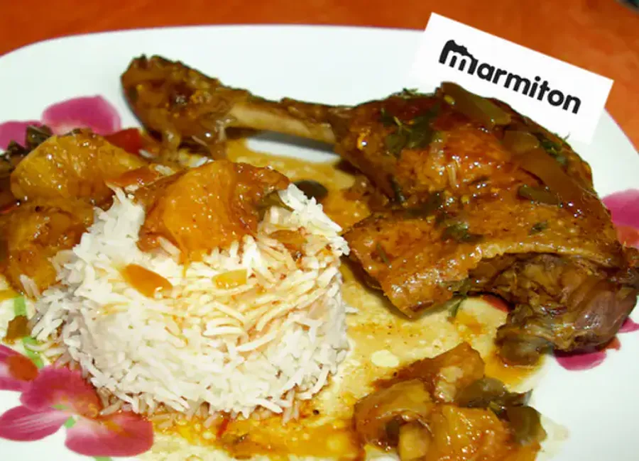 Canard à l'orange et au miel