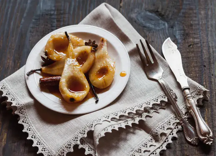 Poêlée de poires à la vanille