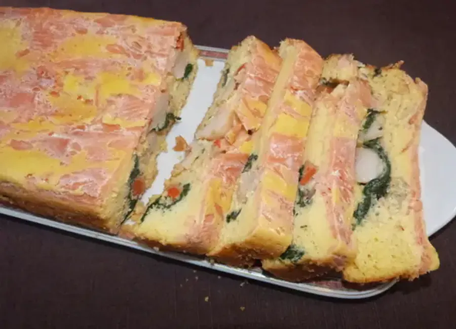 Pain de saint jacques, saumon et épinards