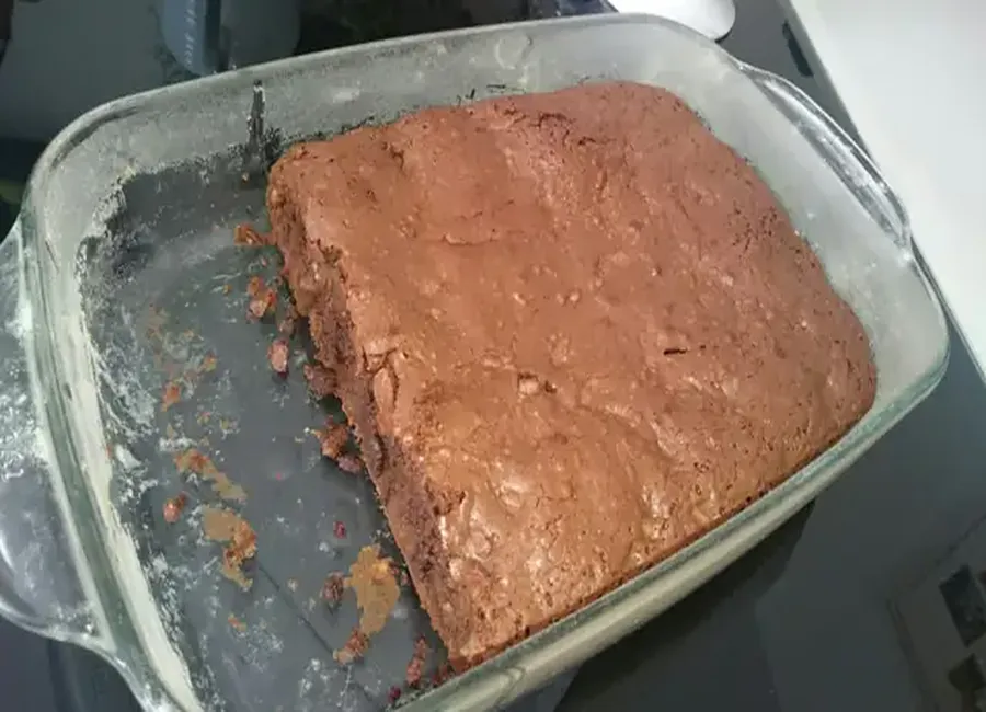 Brownie fondant chocolat-caramel