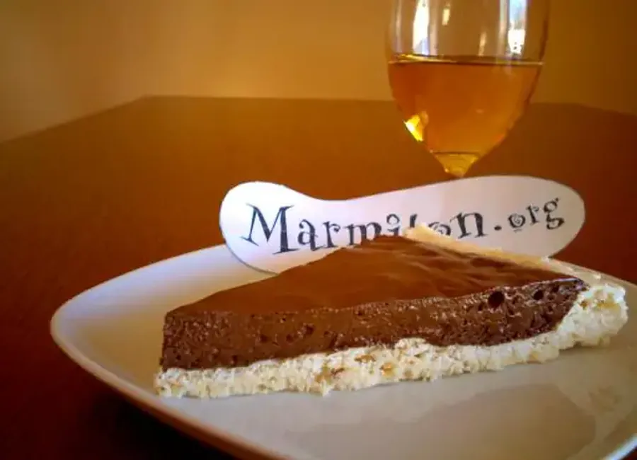 Tarte meringuée à la mousse chocolat
