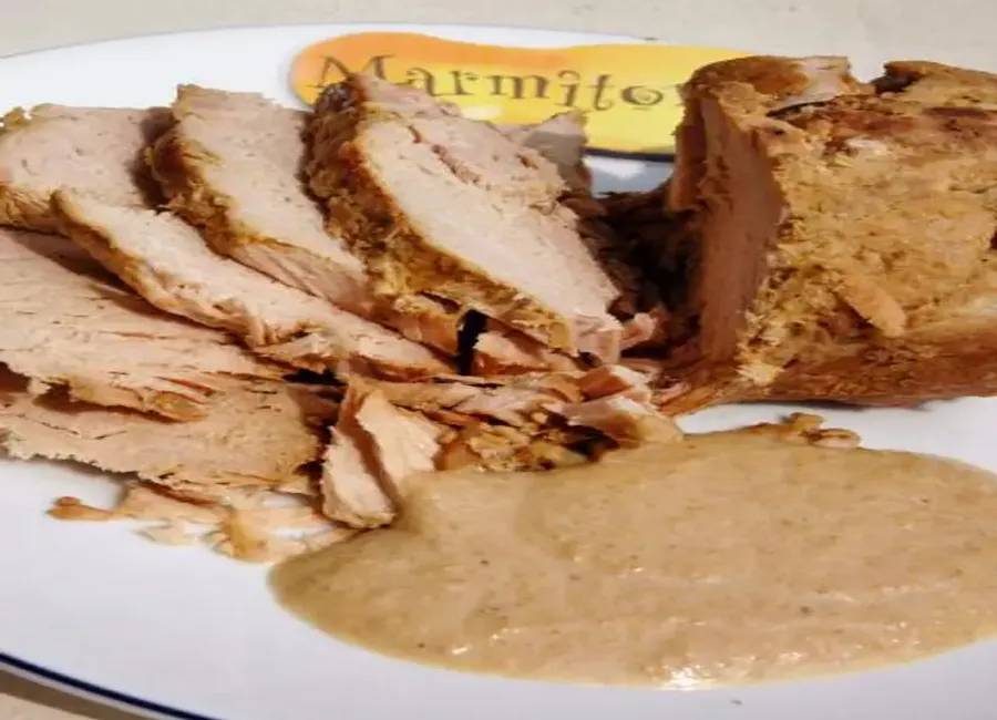 Rôti de porc au lait d'épices