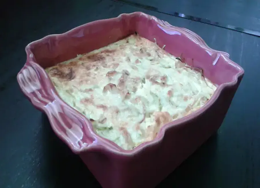 Gratin de courgettes allégé