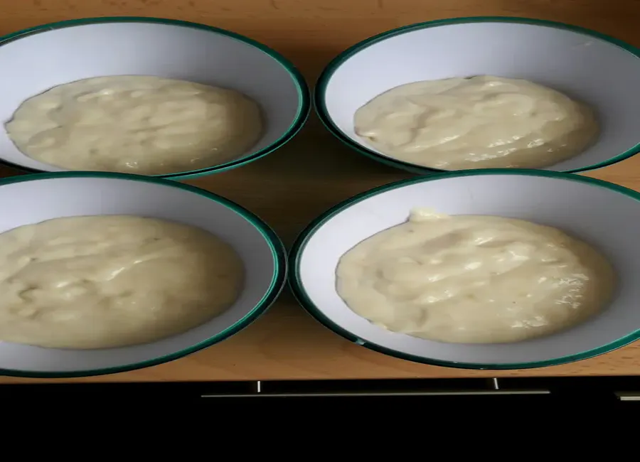 Crème de banane aux petits-suisses