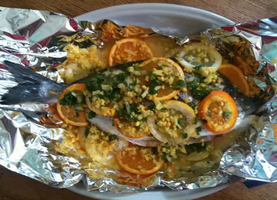 Dorade aux oranges
