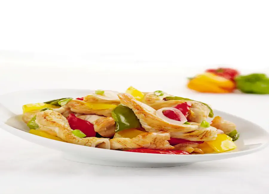 Filet de dinde aux trois poivrons pour actifry