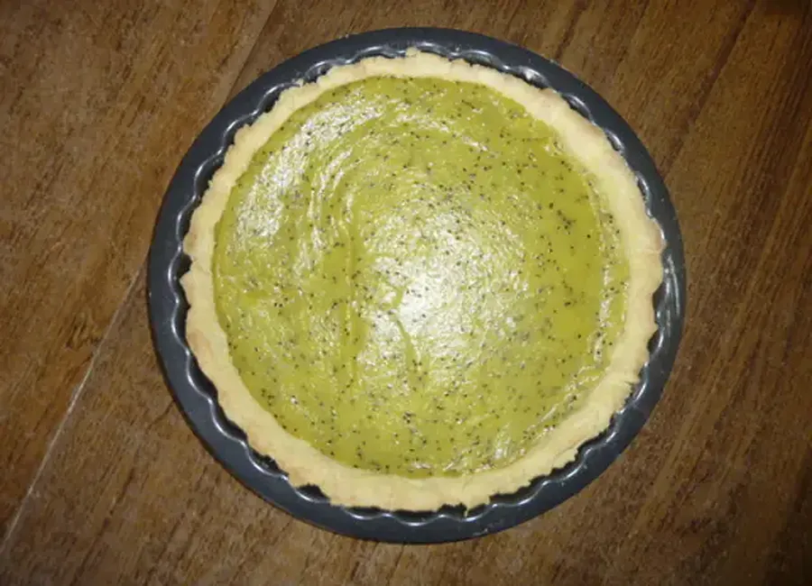 Tarte aux kiwis meringuées façon tarte au citron meringuée