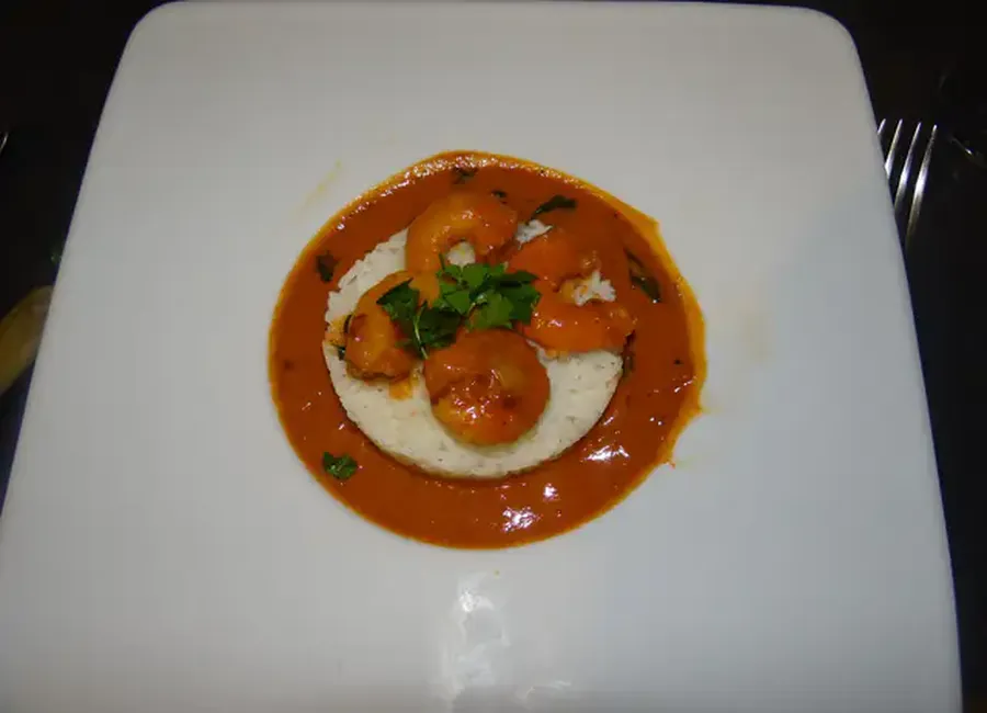 Crevettes sauce tomate porto