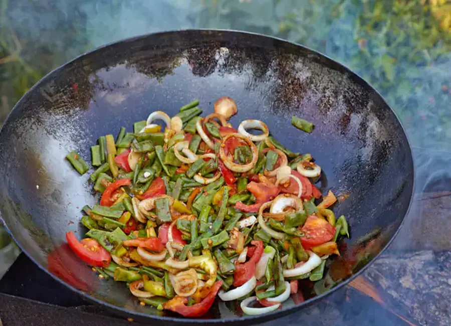 Wok végétarien