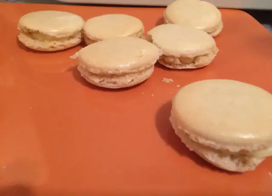 Macarons au chocolat blanc