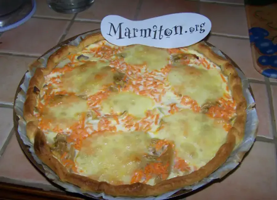 Tarte endives et noix de pétoncle