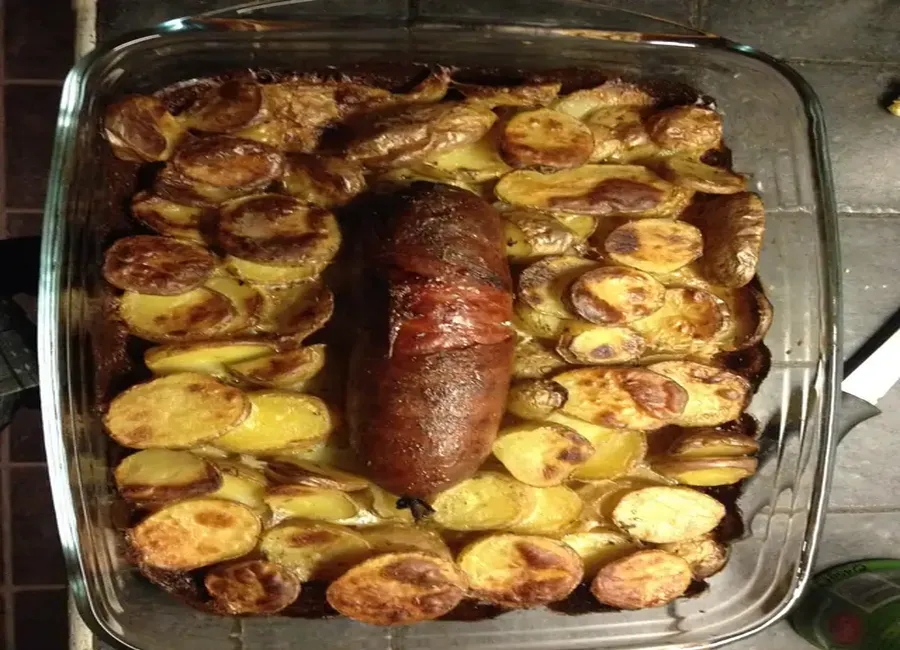Saucisse de morteau au four