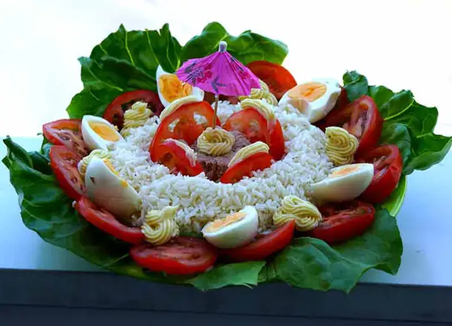 Salade de riz au thon