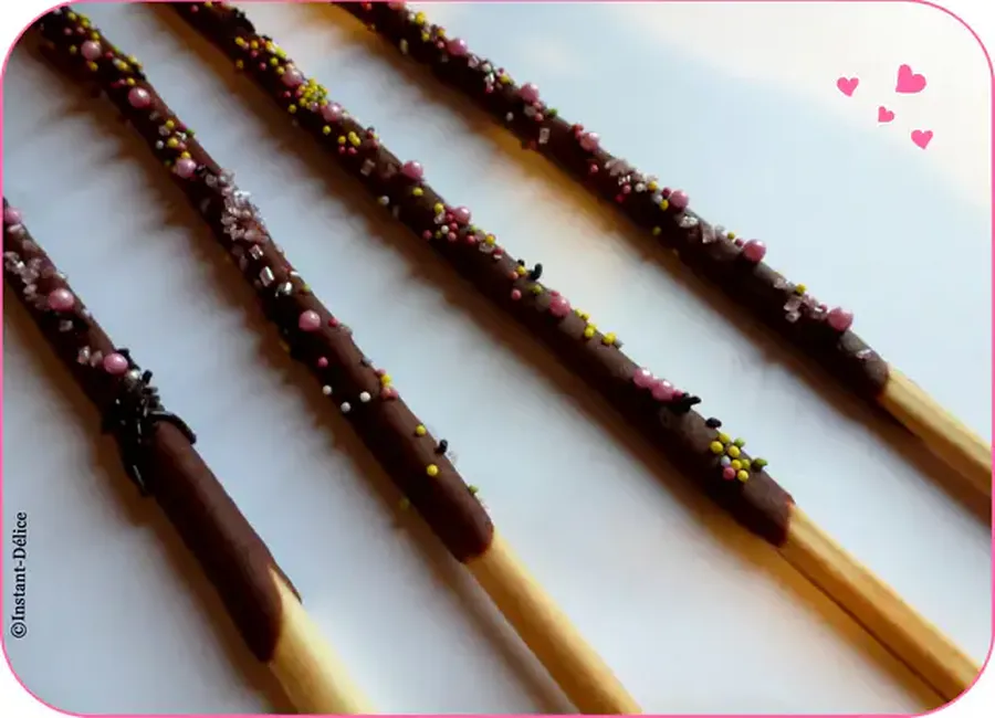 Baguettes magiques chocolatées