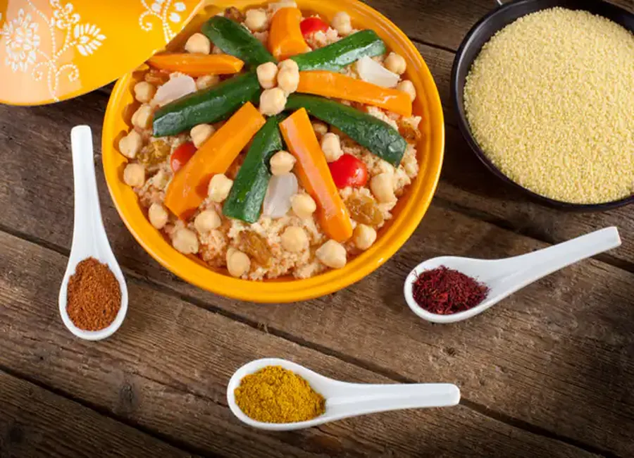 Tajine végétarien (légumes et épices)